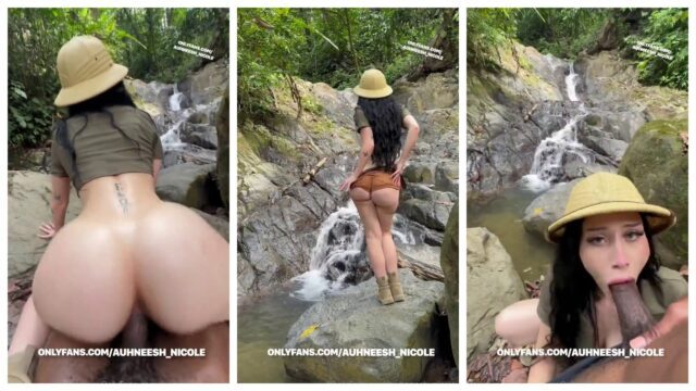 Auhneesh Nicole Leaked Outdoor Sex Porn Video