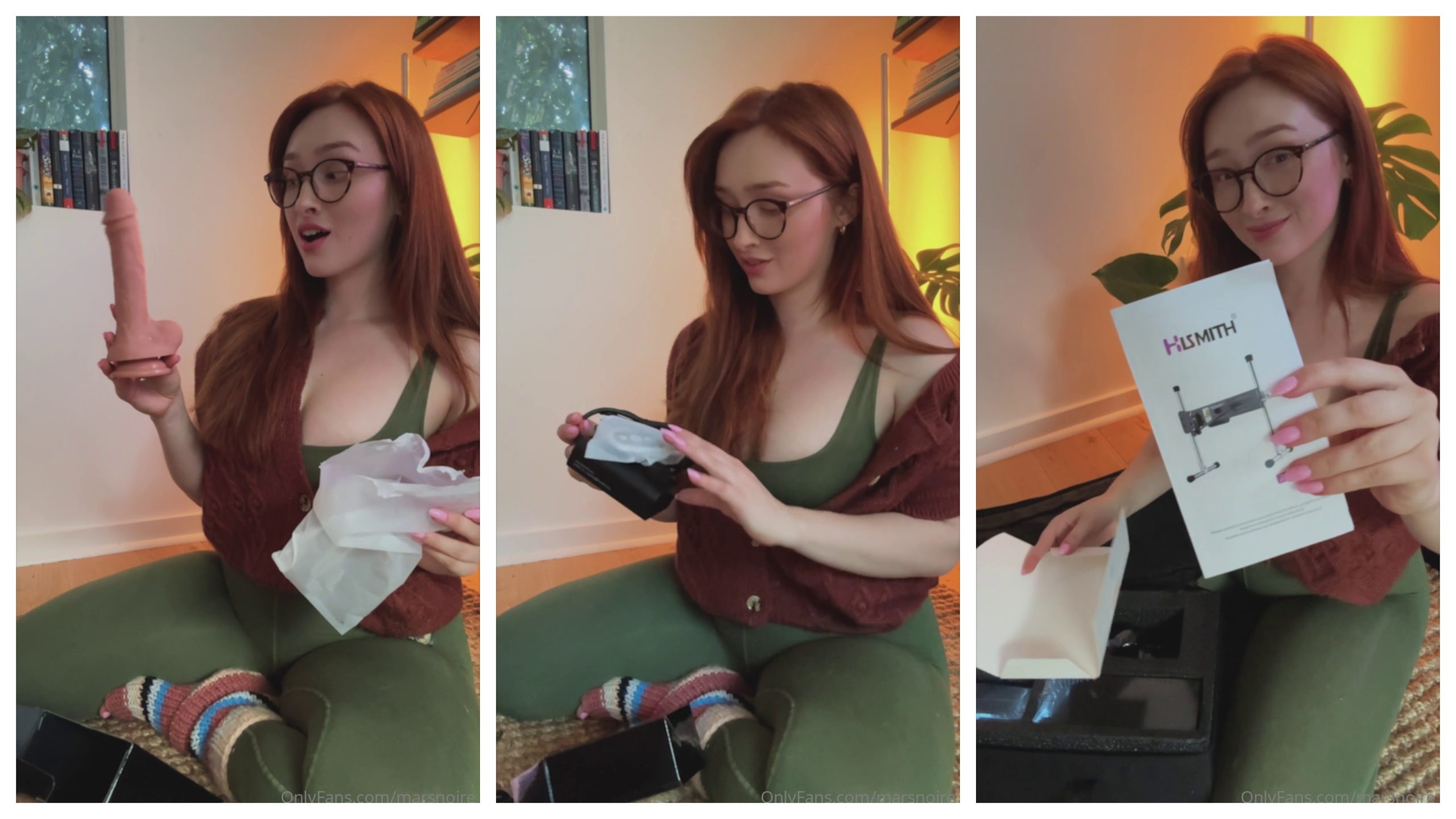 Mars Noire Onlyfans Unboxing New Fuck Machine Video