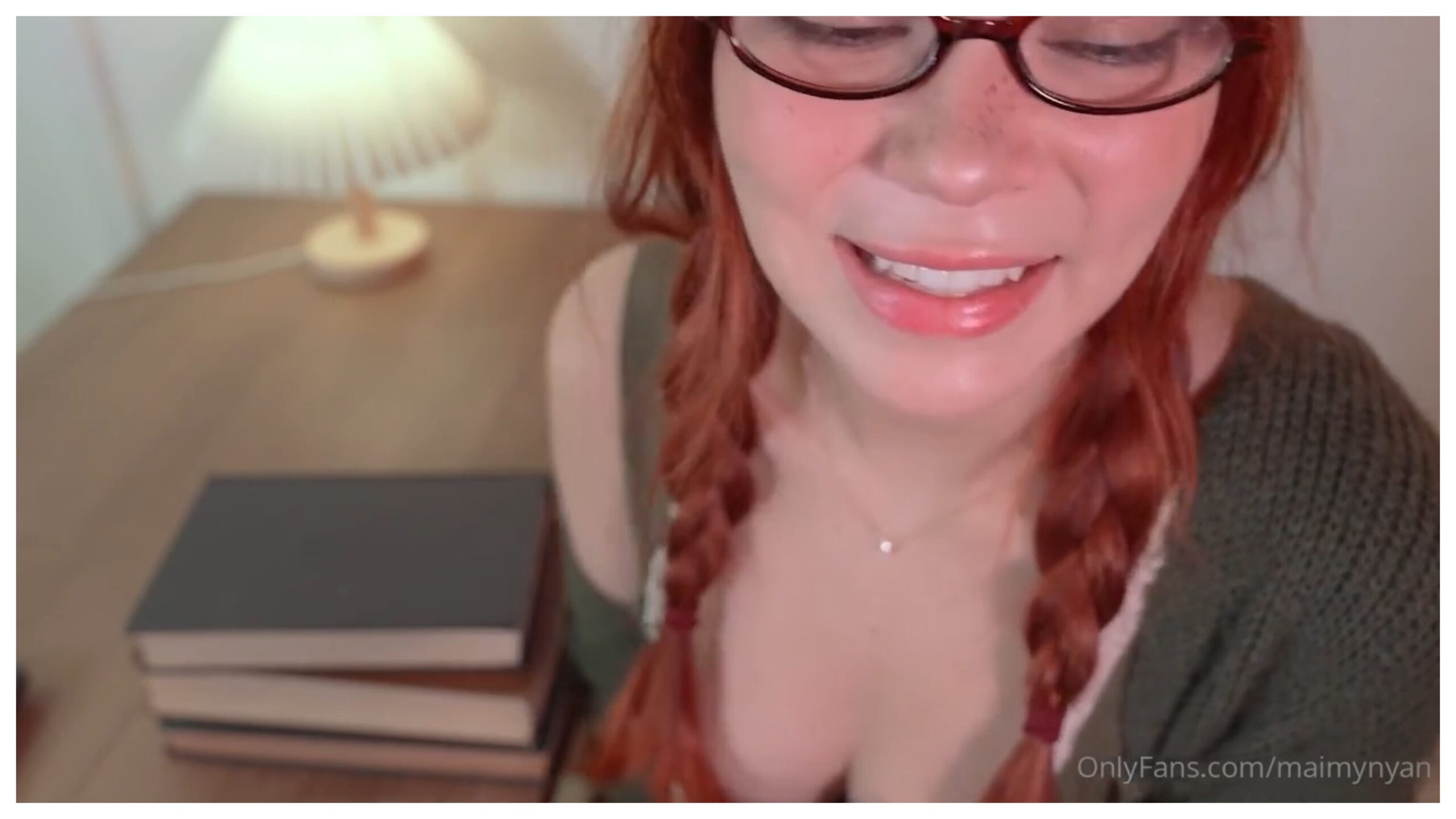 Maimy ASMR Leaked Shy Nerd Blowjob Video